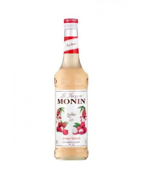 Sirop Monin de 70cl pour topping saveur litchi