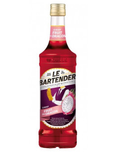 Sirop fruit du dragon 0,7L pour boissons, glaces, crêpes, gaufres et desserts professionnels.