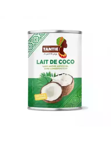 Lait de coco 400ml pour desserts, smoothies, crêpes, gaufres et boissons gourmandes professionnelles.