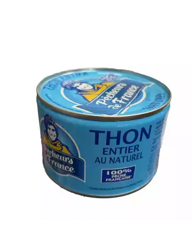 Thon naturel 400g x12 pour salades, sandwichs et recettes snack en restauration professionnelle.