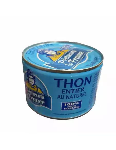 Thon naturel 400g x12 pour salades, sandwichs et recettes snack en restauration professionnelle.