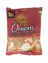 Oignons frits 200g croustillants pour salades, burgers, sandwichs et recettes snack professionnelles.