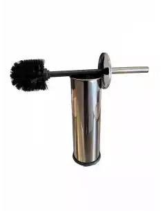 Support balayette toilettes en inox pour sanitaires 2