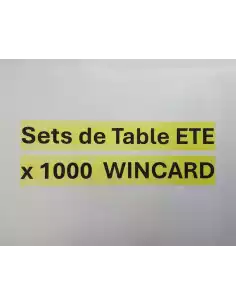 Sets de Table ETE x 1000  WINCARD