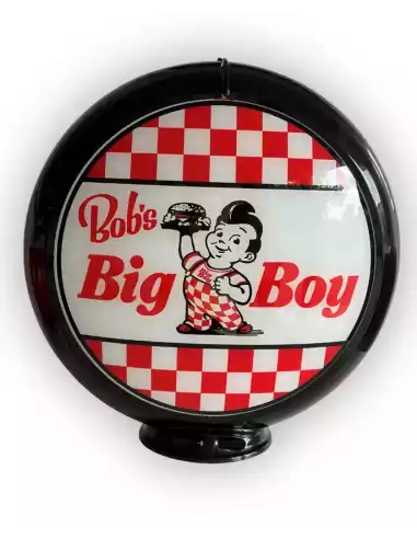 Lot de 2 opalins pour globe de pompe à essence lumineux – accessoire déco rétro américaine pour événements et restauration.