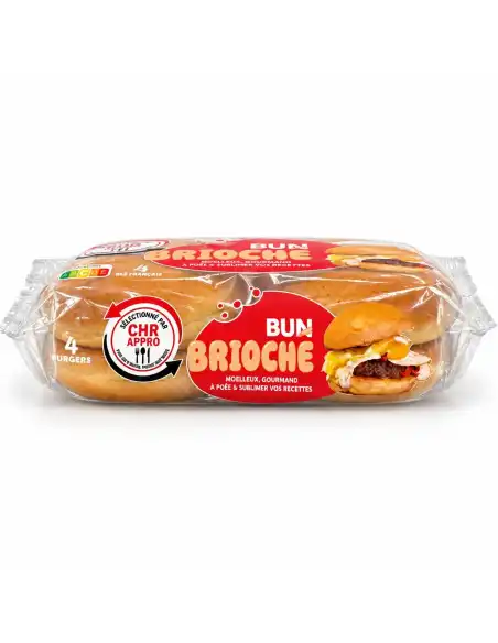 Pain burger brioché extra moelleux professionnel | CHR APPRO