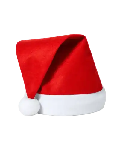 Lot de 10 bonnets Père Noël pour enfants