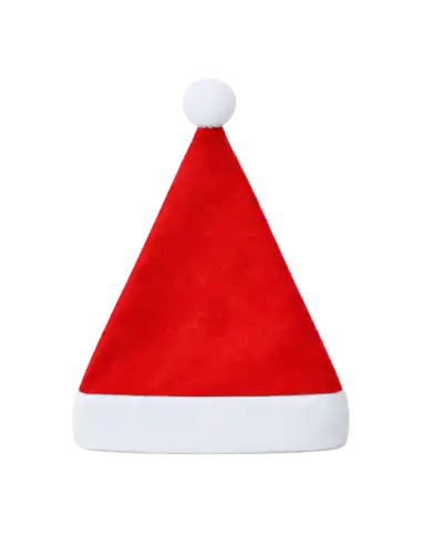 Lot de 10 bonnets Père Noël pour enfants