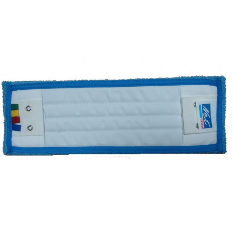 Frange microfibre bleue 40cm pour nettoyage sols cuisine