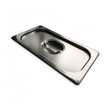 Couvercle inox 304 GN1/3 à poignée - CHR Appro