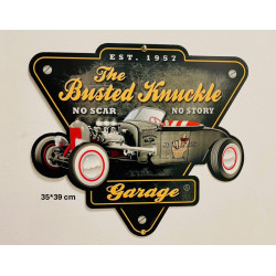 Plaque Métal décorative Garage 35 x 39 cm - CHR Appro