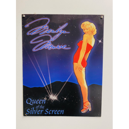 Plaque Métal Queen of the silver marily 32x40.5 - CHR Appro