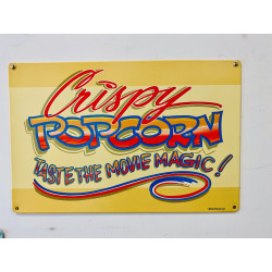 Plaque Métal décorative crispy pop 44.5x29.5 - CHR Appro