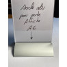 SOCLE ALU seul pour presentoir A6 - CHR Appro