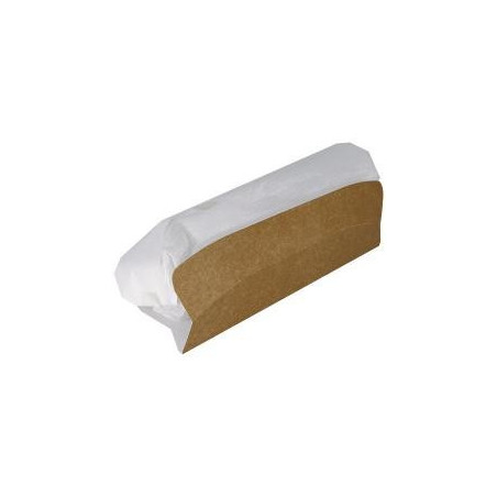 Fond carton Sandwich Kraft x 1000(Etiquette baguette) - CHR Appro