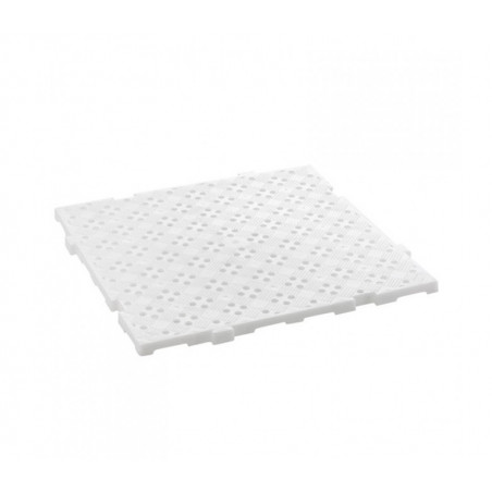 Plaque caillebotis blanc 50*50*2cm - CHR Appro