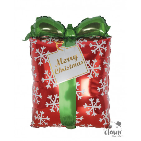Ballons aluminium Noël assortis décorations gonflables à l’air ou à l’hélium pour vitrines, snacks, glaciers et coffee shops.