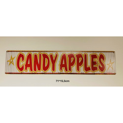 Plaque Métal décorative Candy 71 x15.56 cm - CHR Appro