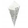 Cornet Ingraissables TIMES 34X24CM  par 1000 - CHR Appro