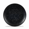 Assiettes petites rondes noires Menu Shades diam 20,5 par 6 - CHR Appro