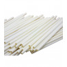 Pailles papier blanches 0,6x20 cm x5000 | CHR Appro