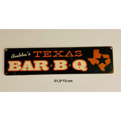 Plaque Métal décorative bar 51.5 x 13 cm - CHR Appro