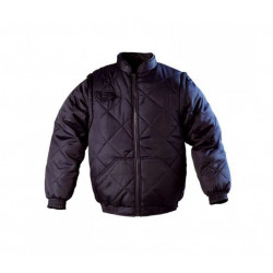 Gilet Chouka Sleeve polyester/coton-manches amovibles- taille L- couleur bleue-fermeture à glissière - CHR Appro