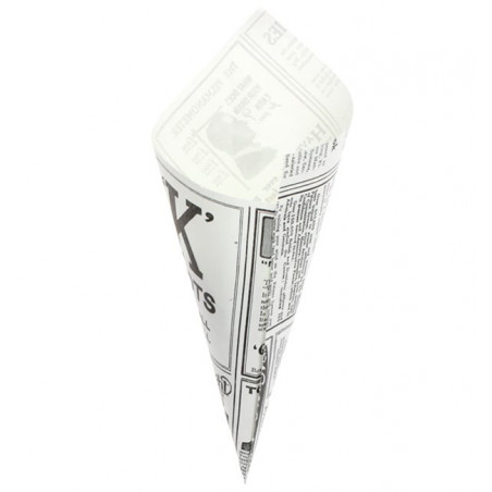 Cornet Ingraissables TIMES 18,5x16,5CM  par 1000 - CHR Appro