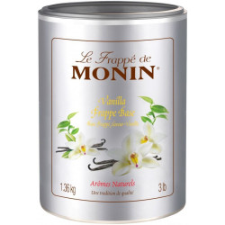 Base Frappe Vanille MONIN 1.36kg pour coffee shop et glacier