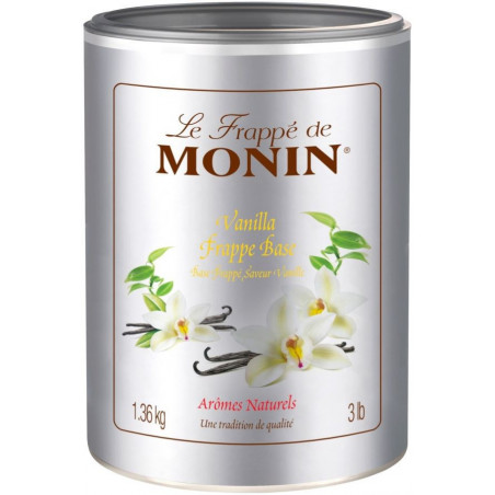 Base Frappe Vanille MONIN 1.36kg pour coffee shop et glacier