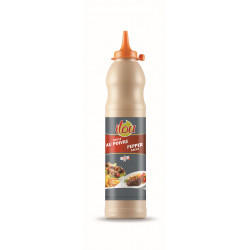Sauce poivre 900 ml – sauce onctueuse et relevée pour crêperies, burgers et restauration rapide professionnelle.