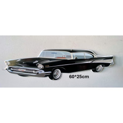 Plaque Métal décorative voiture 60 x 25 cm - CHR Appro