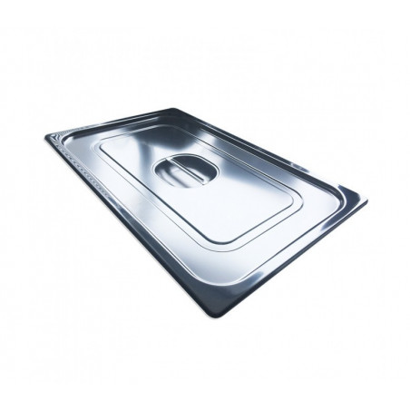 Couvercle inox 304 GN 1/1 à poignée - CHR Appro