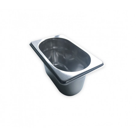 Bac inox 304 GN1/9 prof 100mm-0.8L - CHR Appro