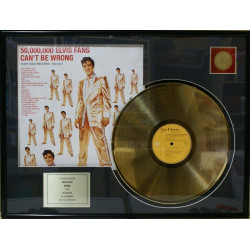 Disque d'or ELVIS ... - CHR Appro