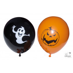 Ballon pour Halloween dyam 25cm décoration