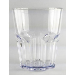 Verre Sundae transparent en polypropylène 24 pièces – idéal pour glaces, desserts et milk-shakes professionnels.