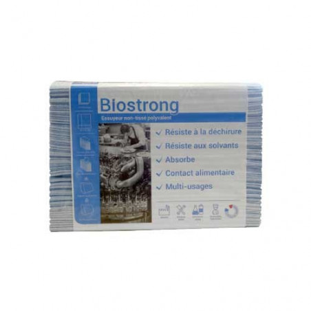Torchons blancs non tissés lot de 100