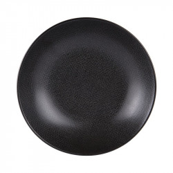 assiette salade grande 25cm vesuvio noir x6 - CHR Appro