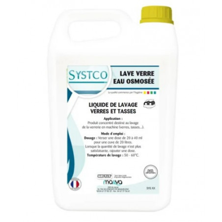Lave-verre toutes eaux 5L – Brillance professionnelle | CHR APPRO