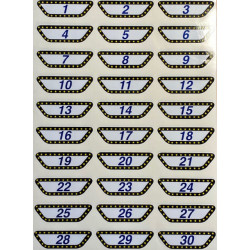 Kit Numéros de table 1 à 150 - CHR Appro