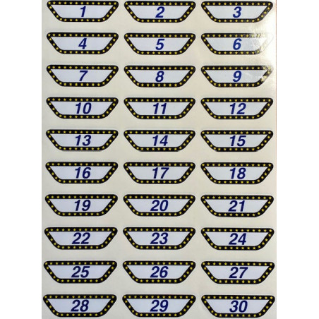 Kit Numéros de table 1 à 150 - CHR Appro