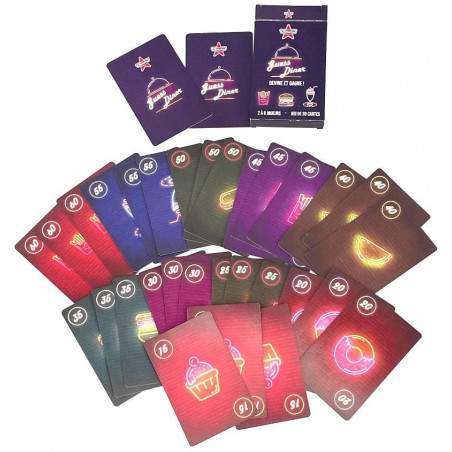 Jeu de carte Diner Memphis x100 - CHR Appro