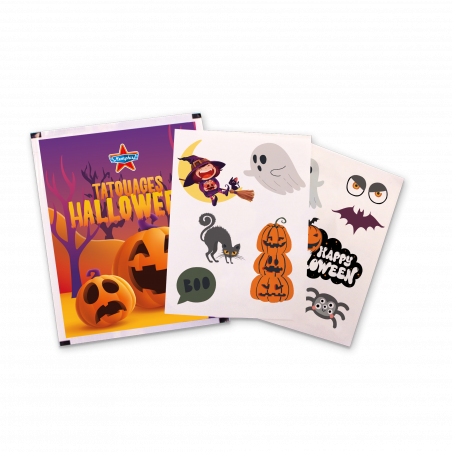 Tattoo Halloween - boite de 120 pochettes - CHR Appro
