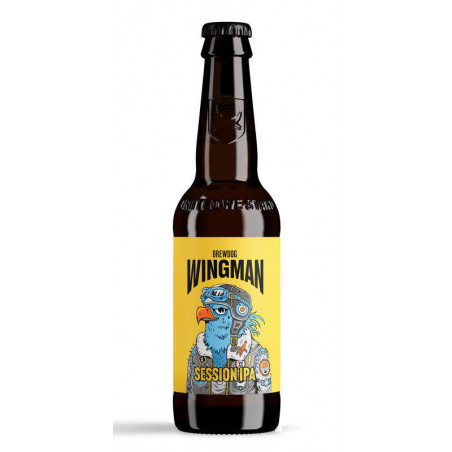 Pack de 12 bouteilles de bière Wingman 4.3° 33cl – bière écossaise légère et rafraîchissante
