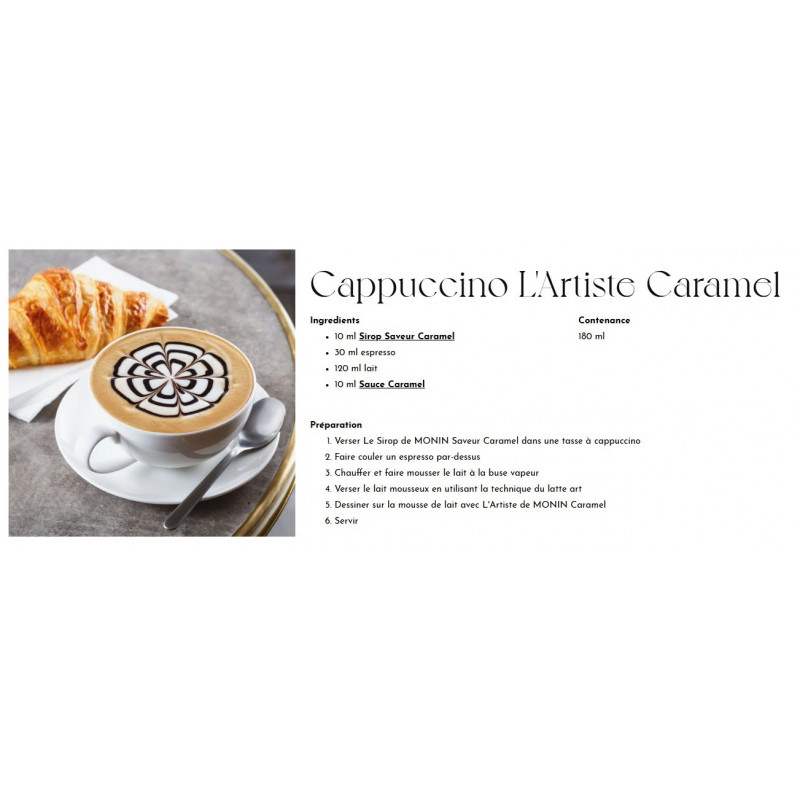 SIROP Monin SAVEUR CARAMEL 70cl - CHR Appro