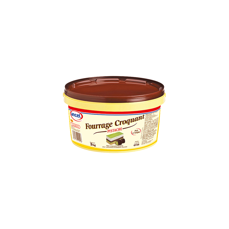 Croquant pistache 3KG Ancel pour desserts et glaces