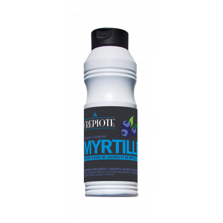 Topping Myrtille 1KG pour garniture fruitée crêpes et glaces