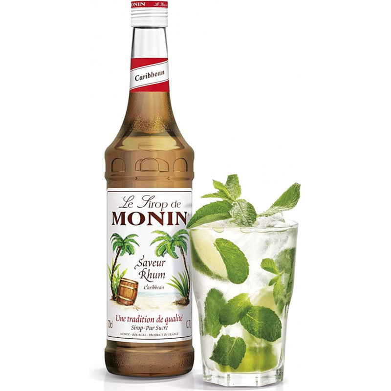 Sirop MONIN 70cl - Saveur Rhum - CHR Appro