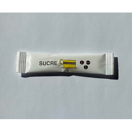 Sucre buchette 3g emballé individuel